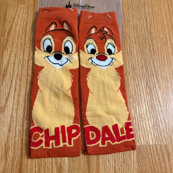Disney Parks Pair Of “Chip & Dale” Socks - Picture 2 of 5